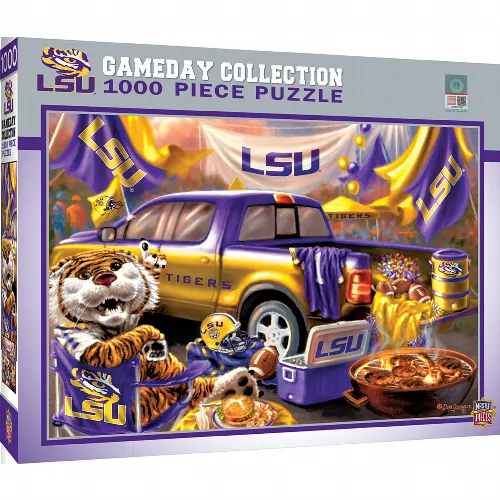 MasterPieces Gameday Collection LSU Tigers Gameday Jigsaw Puzzle - NCAA Sports - 1000 Piece - Image 1