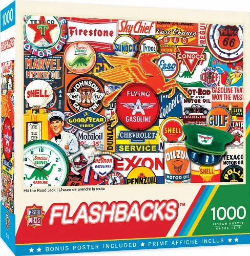 MasterPieces Flashbacks Jigsaw Puzzle - Hit the Road Jack - 1000 Piece - Image 1