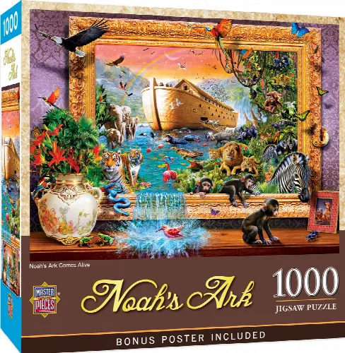 MasterPieces Inspirational Jigsaw Puzzle - Noah's Ark Comes Alive - 1000 Piece - Image 1