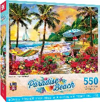 MasterPieces Paradise Beach Jigsaw Puzzle - Hawaiian Life - 550 Piece