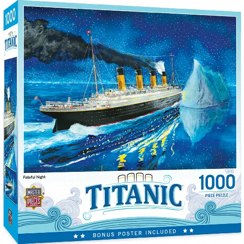 MasterPieces Titanic Jigsaw Puzzle - Fateful Night - 1000 Piece - Image 1