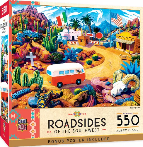 MasterPieces Roadsides of the Southwest Jigsaw Puzzle - Touring Time - 550 Piece - Image 1