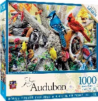 MasterPieces Audubon Jigsaw Puzzle - Backyard Birds - 1000 Piece