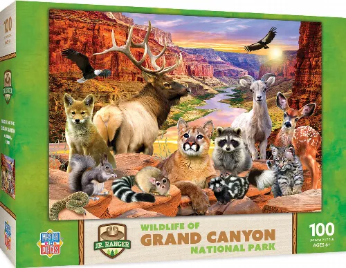 MasterPieces Licensed National Parks Jigsaw Puzzle - Grand Canyon National Park Kids - 100 Piece - Image 1