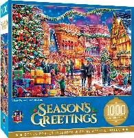 MasterPieces Holiday Christmas Jigsaw Puzzle - Village Square - 1000 Piece