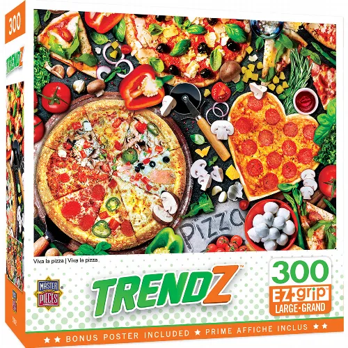 MasterPieces Trendz Jigsaw Puzzle - Viva la Pizza - 300 Piece - Image 1