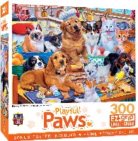MasterPieces Playful Paws Jigsaw Puzzle - Baking Cookoff - 300 Piece
