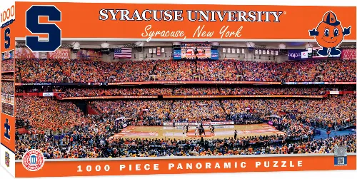 MasterPieces Stadium Panoramic Jigsaw Puzzle - Syracuse University Basketball - Center View - 1000 Piece - Image 1