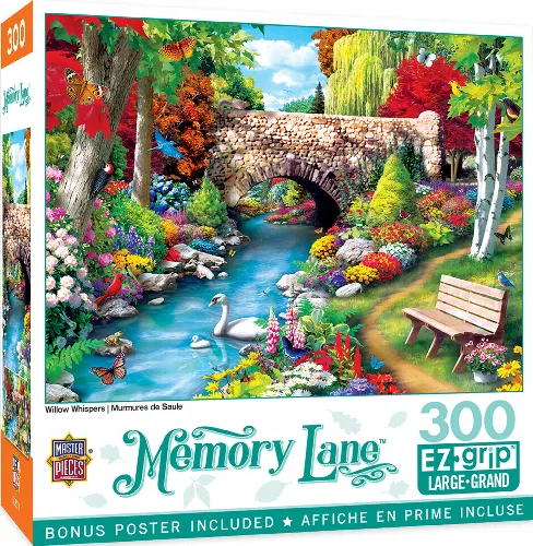 MasterPieces Memory Lane Jigsaw Puzzle - Willow Whispers By Alan Giana - 300 Piece - Image 1