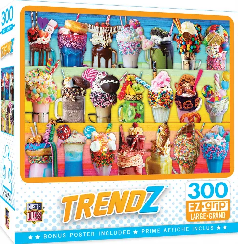 MasterPieces Trendz 300 Piece Puzzles Trendz Jigsaw Puzzle - Freakshakes - 300 Piece - Image 1