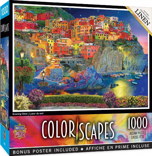 MasterPieces Colorscapes Jigsaw Puzzle - Evening Glow - 1000 Piece - Image 1