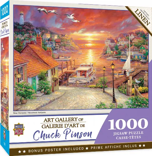 MasterPieces Art Gallery Jigsaw Puzzle - New Horizons - 1000 Piece - Image 1
