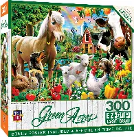 MasterPieces Green Acres Jigsaw Puzzle - Garden Gathering - 300 Piece