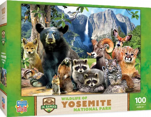 MasterPieces Licensed National Parks Jigsaw Puzzle - Yosemite National Park Kids - 100 Piece - Image 1