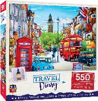 MasterPieces Travel Diary Jigsaw Puzzle - London - 550 Piece