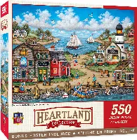 MasterPieces Heartland Jigsaw Puzzle - Dockside Activities - 550 Piece