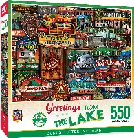 MasterPieces Greetings From Jigsaw Puzzle - The Lake - 550 Piece