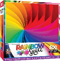 MasterPieces Rainbow Sauce Jigsaw Puzzle - Twist & Swirl - 500 Piece