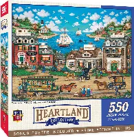 MasterPieces Heartland Jigsaw Puzzle - Oceanside Trolley - 550 Piece
