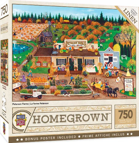 MasterPieces Homegrown Jigsaw Puzzle - Peterson Farms - 750 Piece - Image 1