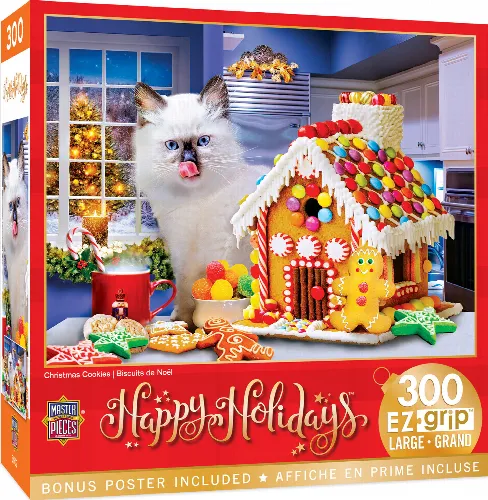 MasterPieces Holiday Christmas Jigsaw Puzzle - Christmas Cookies - 300 Piece - Image 1