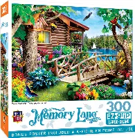 MasterPieces Memory Lane Jigsaw Puzzle - Cabin Crossing By Alan Giana - 300 Piece