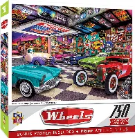 MasterPieces Wheels Jigsaw Puzzle - Collector's Garage - 750 Piece