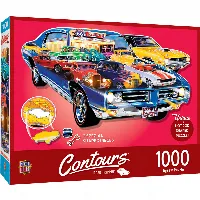 MasterPieces Contours Shaped Jigsaw Puzzle - Road Trippin - 1000 Piece