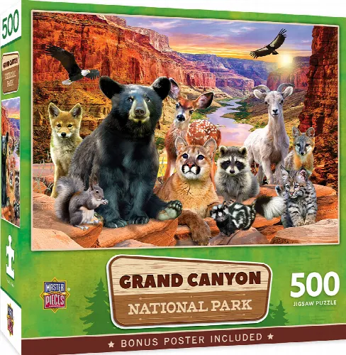 MasterPieces National Parks Jigsaw Puzzle - Grand Canyon National Park - 500 Piece - Image 1