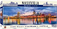 MasterPieces American Vista Panoramic Jigsaw Puzzle - Nashville - 1000 Piece
