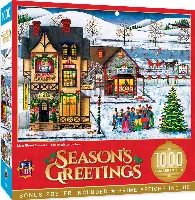 MasterPieces Holiday Christmas Jigsaw Puzzle - Main Street Carolers By Art Poulin - 1000 Piece