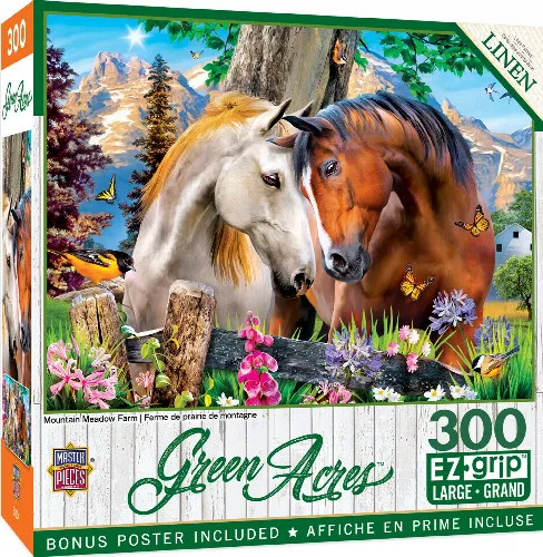 MasterPieces Green Acres Jigsaw Puzzle - Mountain Meadow Farm - 300 Piece - Image 1