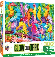 MasterPieces Glow in the Dark Jigsaw Puzzle - Singing Seahorses - 300 Piece