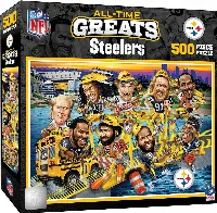 MasterPieces All Time Greats Jigsaw Puzzle - NFL Pittsburgh Steelers - 500 Piece