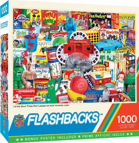 MasterPieces Flashbacks Jigsaw Puzzle - Let the Good Times Roll - 1000 Piece - Image 1