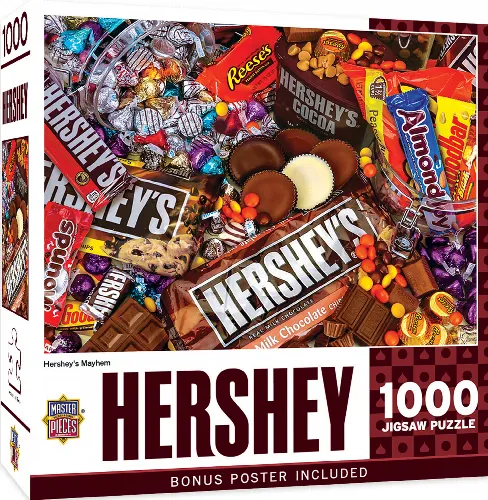 MasterPieces Hershey Jigsaw Puzzle - Mayhem - 1000 Piece - Image 1