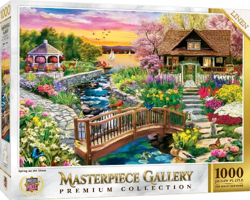 MasterPieces Gallery Jigsaw Puzzle - Spring on the Shore - 1000 Piece - Image 1