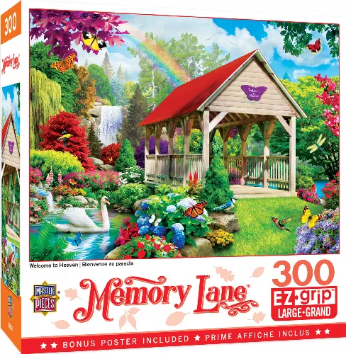 MasterPieces Memory Lane Jigsaw Puzzle - Welcome to Heaven By Alan Giana - 300 Piece - Image 1