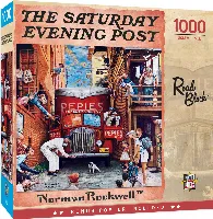 MasterPieces Saturday Evening Post Jigsaw Puzzle - Road Block - 1000 Piece