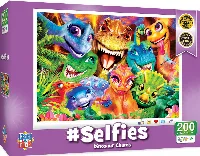 MasterPieces Selfies Jigsaw Puzzle - Dinosaur Chums Kids - 200 Piece