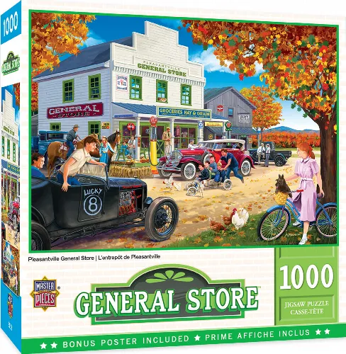 MasterPieces General Store Jigsaw Puzzle - Pleasantville General Store - 1000 Piece - Image 1