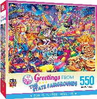 MasterPieces Greetings From Jigsaw Puzzle - The State Fairgrounds - 550 Piece