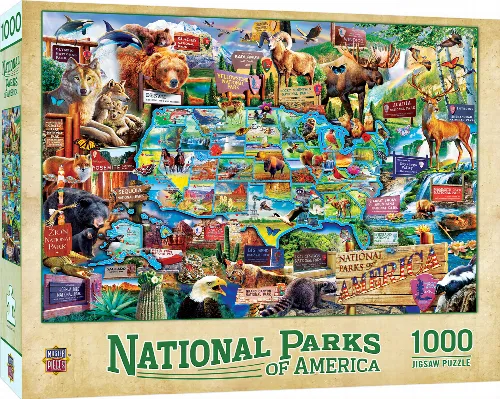 MasterPieces National Parks Jigsaw Puzzle - - 1000 Piece - Image 1