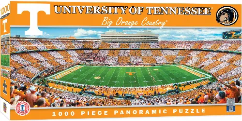 MasterPieces Stadium Panoramic Sports Jigsaw Puzzle - NCAA Tennessee Volunteers Center View Panoramic - 13"x39" - 1000 Piece - Image 1