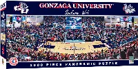 MasterPieces Stadium Panoramic Gonzaga Bulldogs Basketball Jigsaw Puzzle - Center View - 1000 Piece