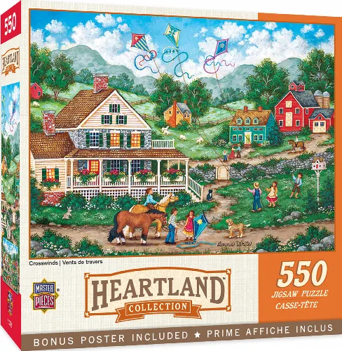 MasterPieces Heartland Jigsaw Puzzle - Crosswinds - 550 Piece - Image 1