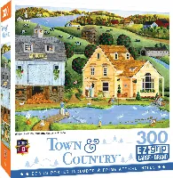 MasterPieces Town & Country Jigsaw Puzzle - The White Duck Inn By Art Poulin - 300 Piece