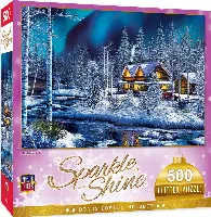 MasterPieces Holiday Glitter Christmas- Northern Lights - 500 Piece