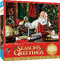 MasterPieces Holiday Christmas Jigsaw Puzzle - Santa's Workshop - 1000 Piece