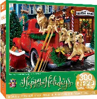 MasterPieces Holiday Christmas Jigsaw Puzzle - Guarding the Presents - 300 Piece
